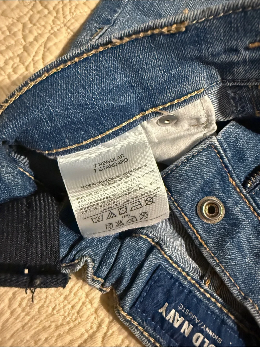 Old Navy Girls Blue Slim Fit Jeans